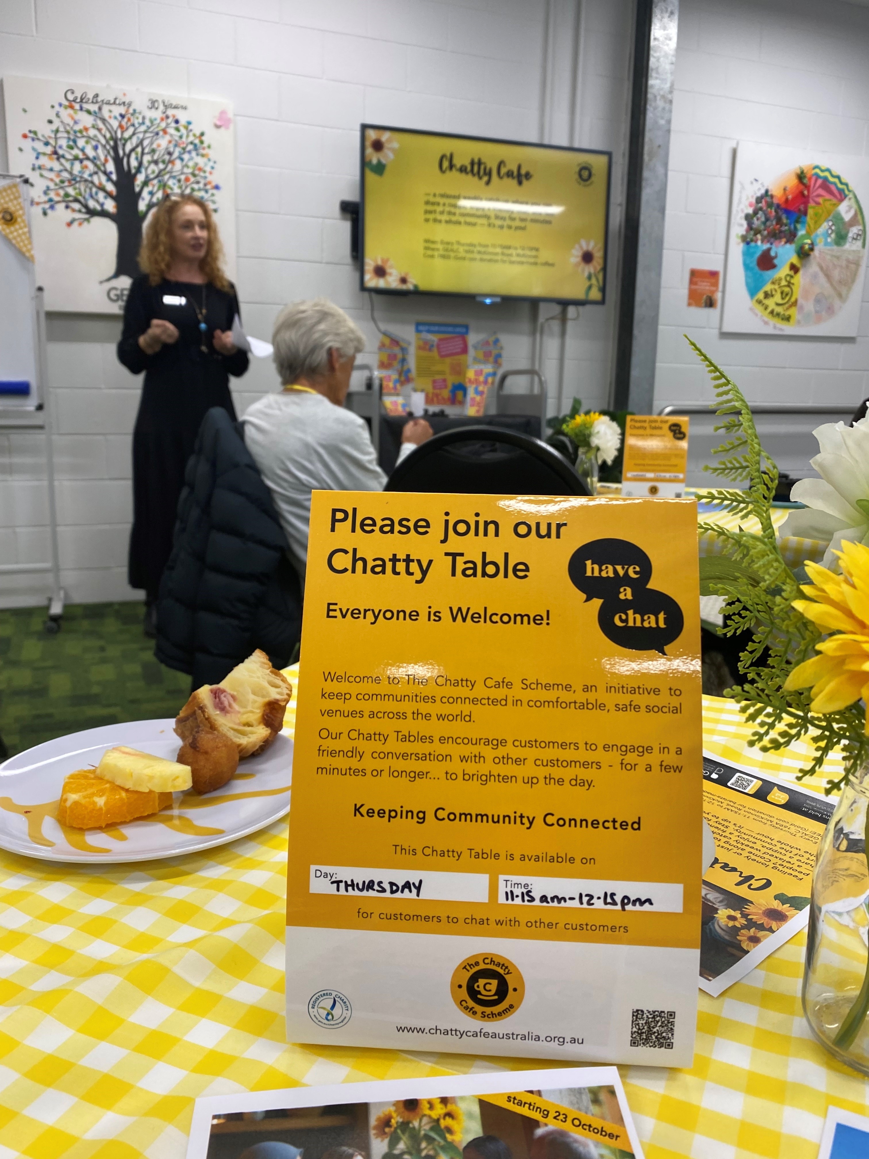 The opening of the GEALC Chatty Café 