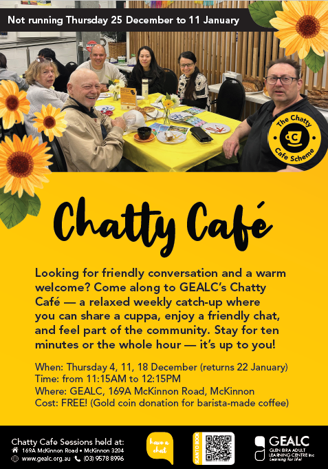 GEALC Chatty Cafe