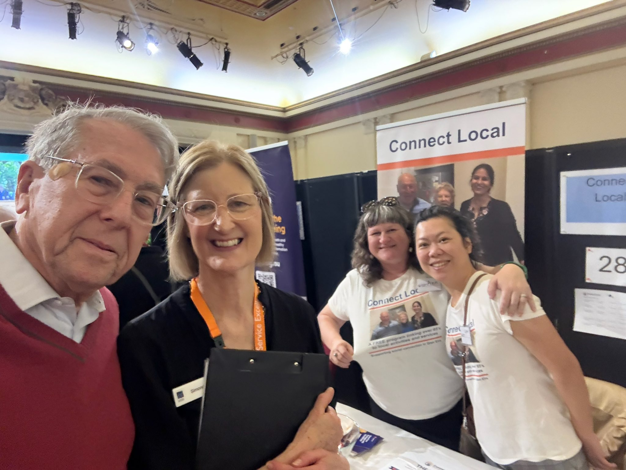 Cr Sam Parasol and Simonne