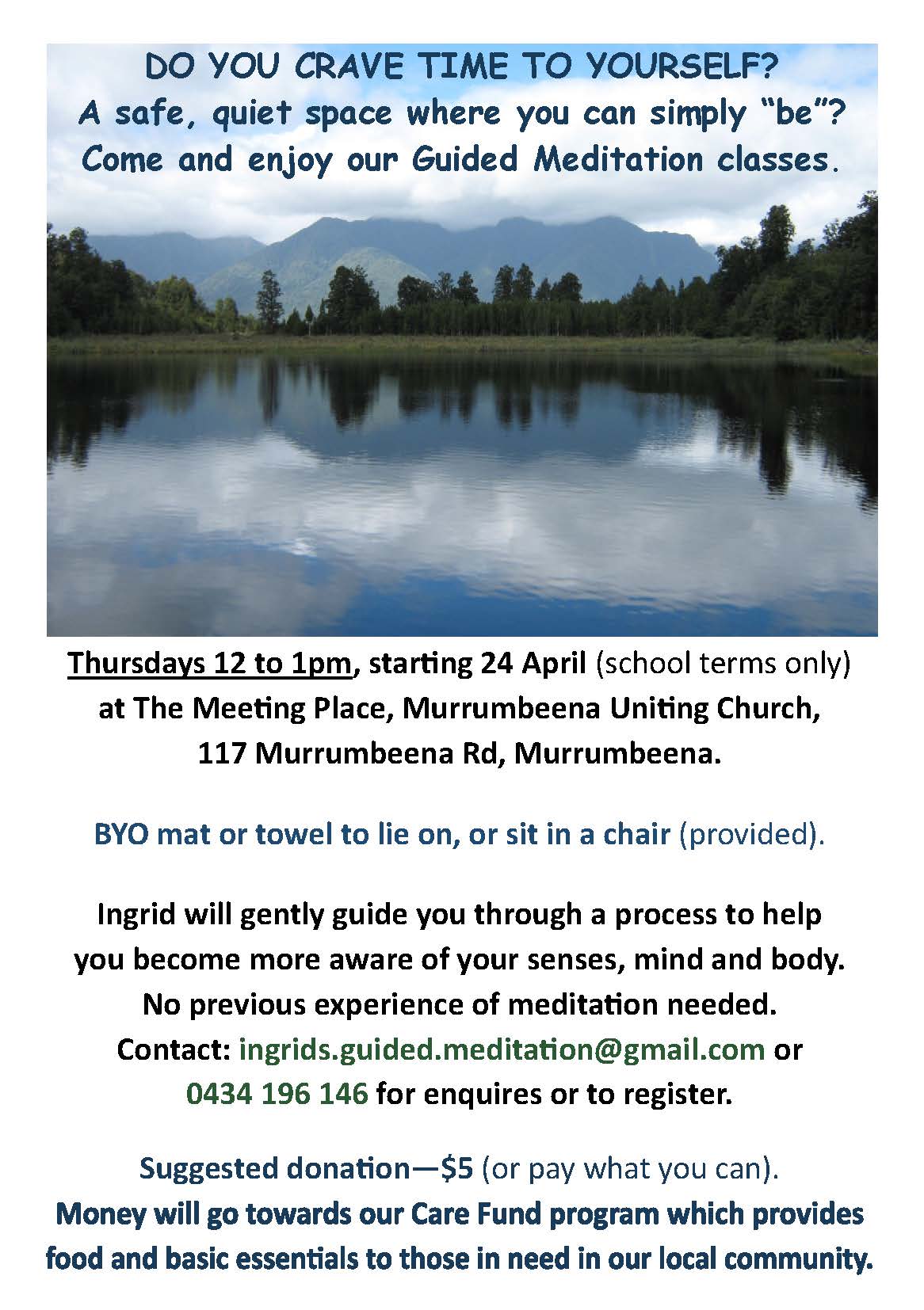 Guided Meditation Class
