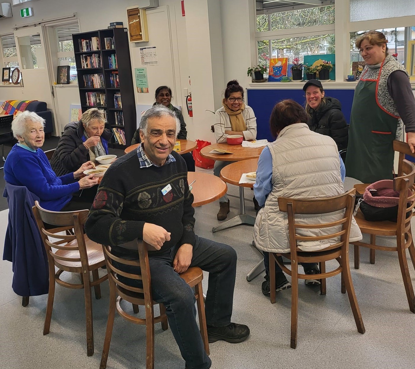 The cooking group at Moongala