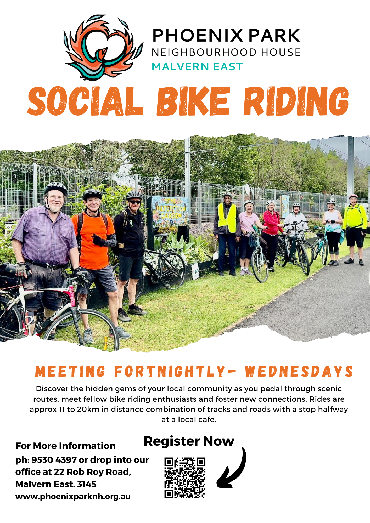 Social Bike Riding flyer