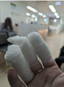 Ann's fingers